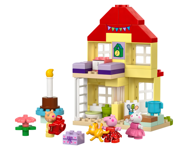 Конструктор LEGO DUPLO 10433 Домик для празднования дня рождения Свинки Пеппы